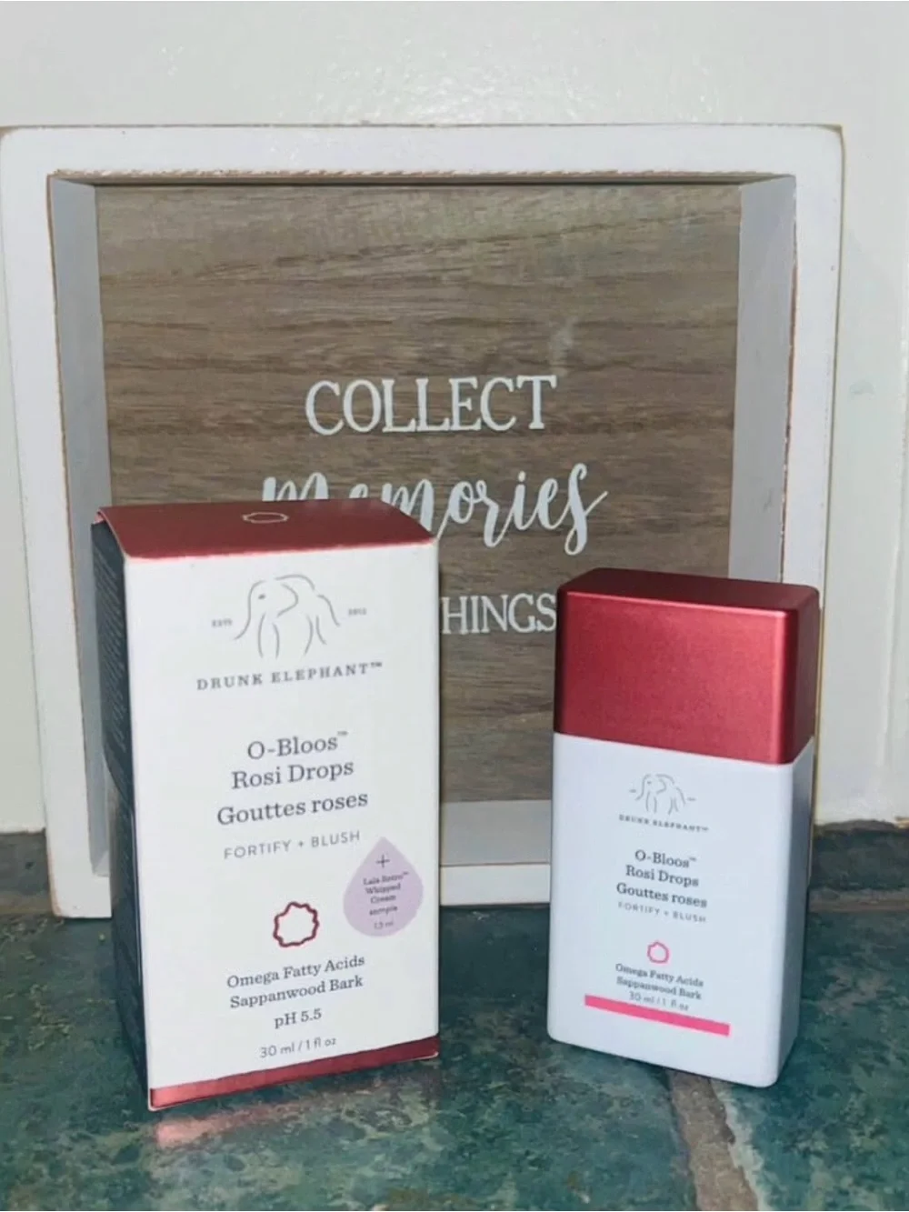 Drunk Elephant O-Bloos Rosi Drops Serum 30ml/ 1oz + Sample Lala Whipped Cream